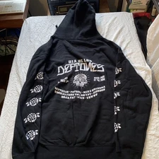 Dia De Los Deftones #1 2018 Petco Park Zip-up Hoodie L New Official Merchandise