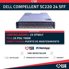 DELL COMPELLENT SC220 24 SFF STORAGE ARRA…