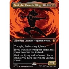 Ozai, The Phoenix King [Borderless Foil] #335 Prices | Magic