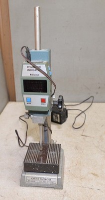 Ono Sokki ST-022 comparitor stand ceramic anvil & Mitutoyo digimatic indicator
