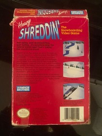 Heavy Shreddin&rsquo; Nintendo NES Original Box and game