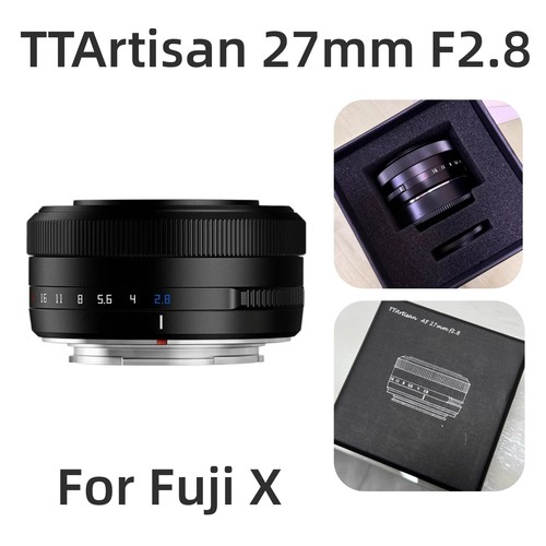 TTartisan 27mm f/2.8 AF Autofocus Pancake Lens for Fujifilm Fuji X-mount 