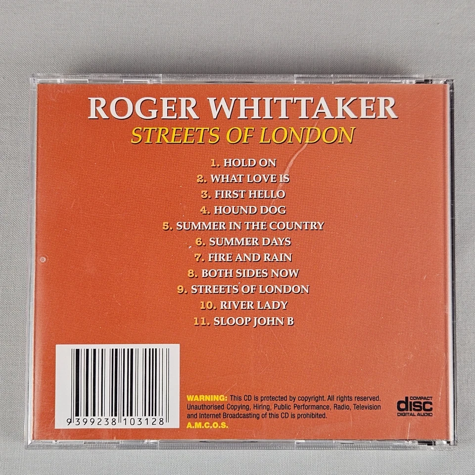 Roger Whittaker - Streets Of London CD - Image 2 of 2