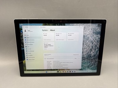 Microsoft Surface Pro 7 + 1960 i7-1165G7 2.8 GHz 16GB 256gb 12.3 ,Win 11 Pro