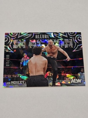 2026 Upper Deck Allure Jon Moxley AEW Logo Parallel /199 In Action