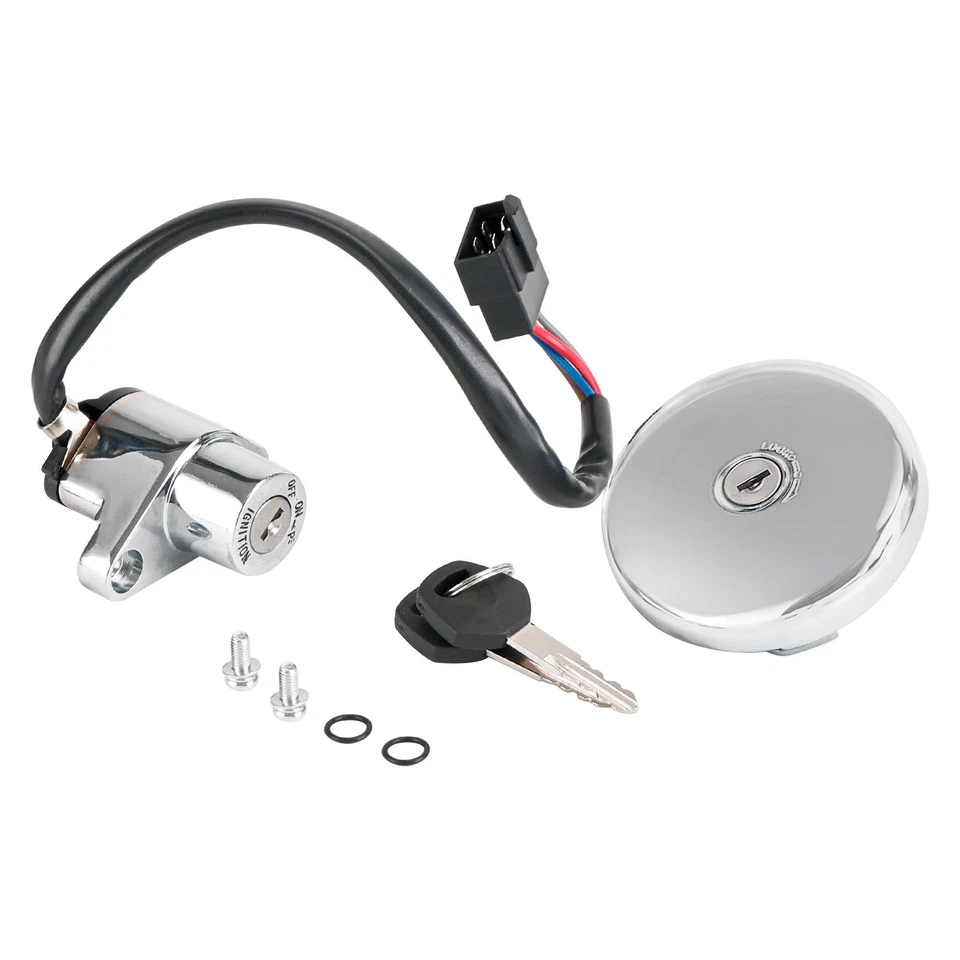 Ignition Switch Fuel Cap For Kawasaki Vulcan VN800 Classic Drifter 500 LTD 01 US Foto 3 de 4