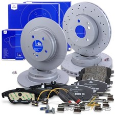 ATE BREMSSCHEIBEN +BELÄGE +KONTAKTE VORNE+HINTEN FÜR MERCEDES C-KLASSE W204 S204 ATE BREMSSCHEIBEN +BELÄGE +KONTAKTE VORNE+HINTEN FÜR MERCEDES C-KLASSE W204 S204