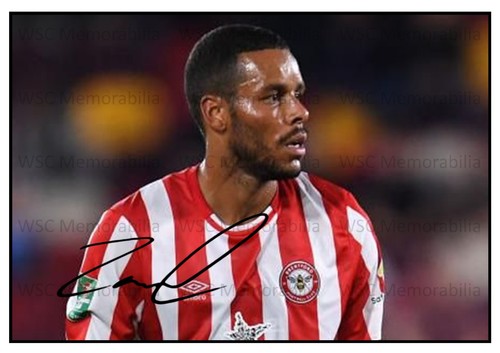 11021. Mathias Zanka Jorgensen Signed Pictures A4 Prints Brentford Huddersfield - Picture 7 of 35
