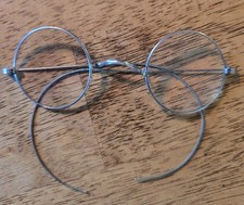 Antique Gold Wire Frame Glasses, Collectible Glasses, Antique Eyeglasses