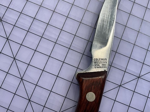 Western Knife. Coleman W81 With Sheath. Fantastic Condition - Picture 8 of 10