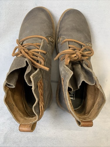 Born Stiefel Damen Gr. 7 / 38 Leder Schnürschuhe Handarbeit Schuhe - Bild 18 von 24
