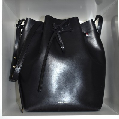 MANSUR GAVRIEL   elegante Schulter Tasche Beutel Tasche Schwarz -  Leder - groß