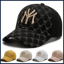 NY Embroidered Cap Adjustable Unisex New York Baseball Hat Casual Street Style