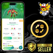 Pok mon Go Shiny Buzzwole Un/Registered Trade