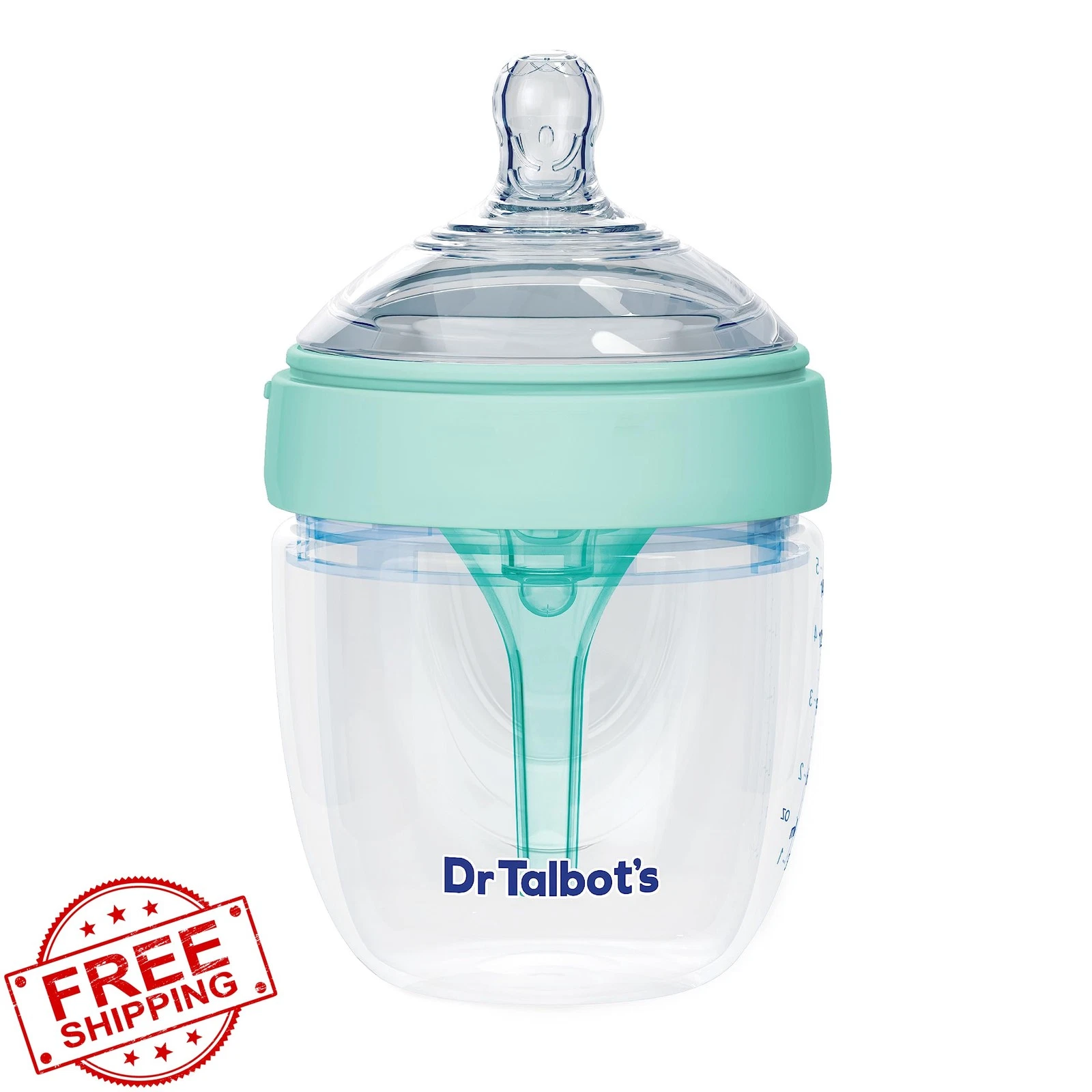 Dr. Talbot's Silicone Anti-Colic Bottle 5oz Aqua