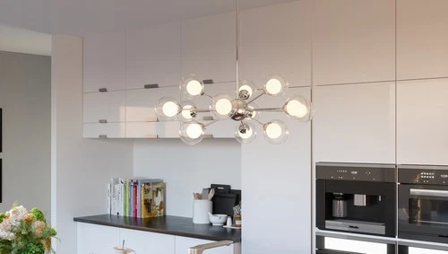 Spellbound 12-Light Chandelier in Polished Chrome - Picture 7 of 7