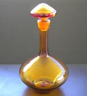 Blenko Glass Decanter 6630S - Honey