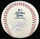 Jacob Misiorowski Signed Rawlings Official 2025 All-Star Game Baseball & Display