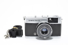 EXCELLENT 5 OLYMPUS TRIP 35 Silver 35mm Point Shoot Film Camera from Japan