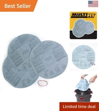 High-Performance VF2002 Dry Disc Filters for Shop-Vac Wet/Dry Vacuums – 3 Pack