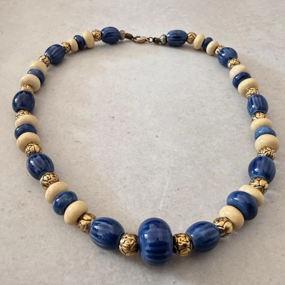 Vintage Kette aus Keramik - Bild 1 von 4