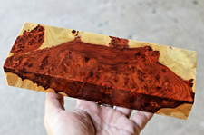 Amboyna Burl Exotic Wood Blank for Turning, Knife Handle  Woodworking 463