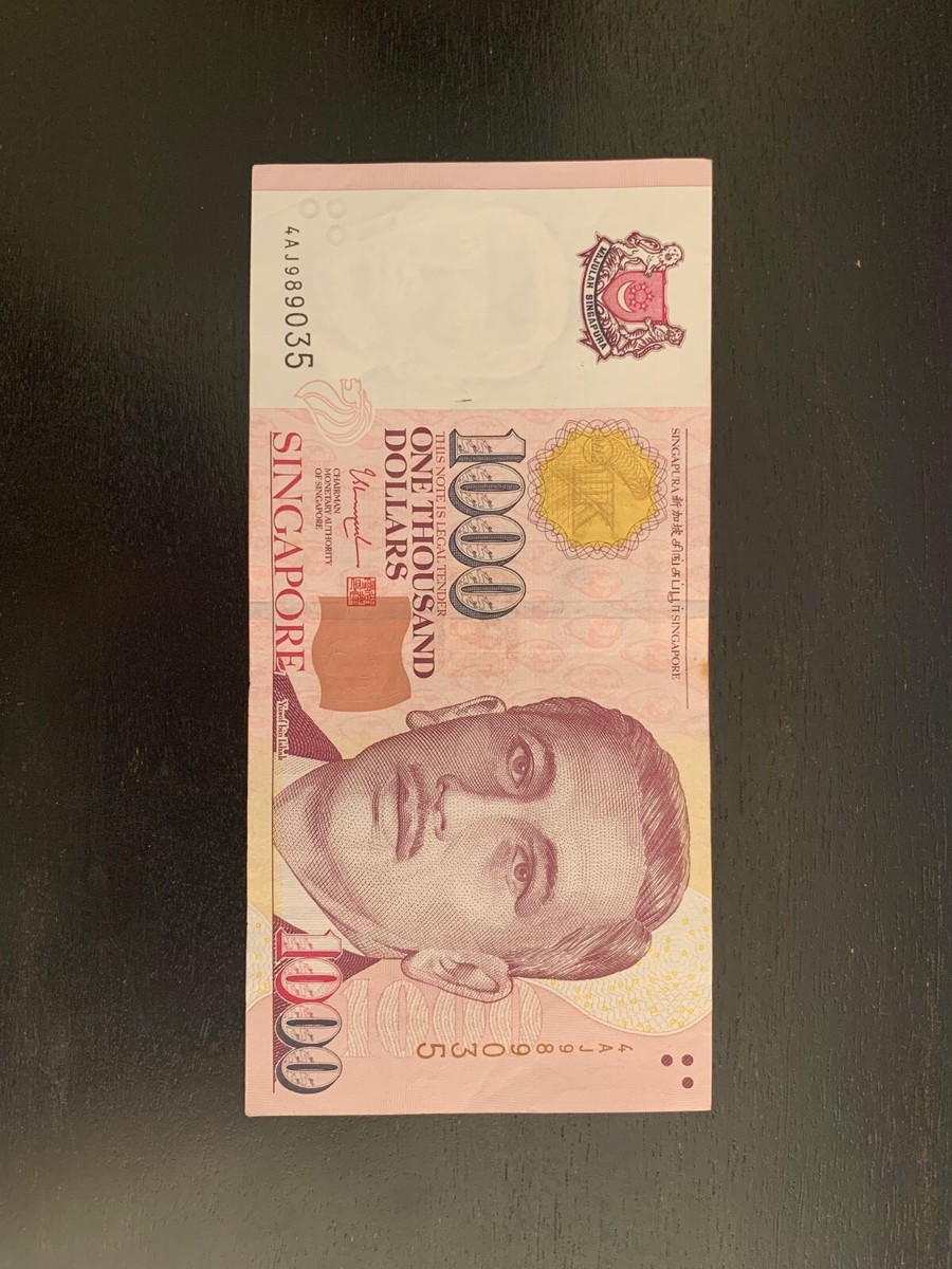 Singapore 1,000 DOLLARS 1000 1999-2022 House Singaporean Currency  Circulated LOT | eBay