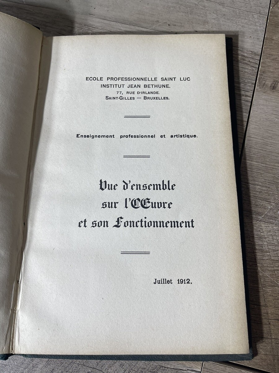 L'ENSEIGNEMENT  ARTISTIQUE ET ・・EN 1925 Antique Enseignement Professionnel Et Artistique 1912