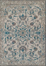 Traditional Rugs 8x10 Blue Gray Distressed Rug 5x8 Vintage Carpet 2x4 Rugs