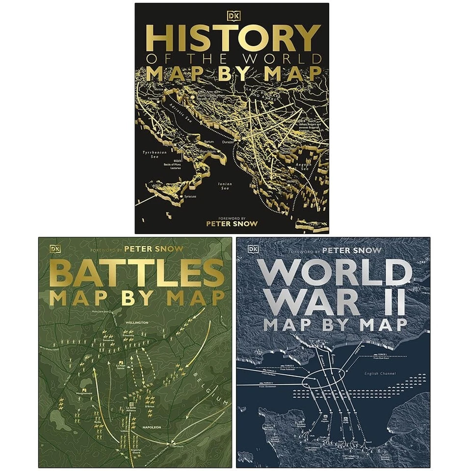 Map By Map Series By Peter Snow & DK 3 Books Collection Set - Non Fiction - HB - Image 2 of 3