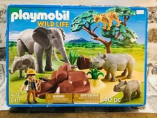 playmobil wild animal enclosure