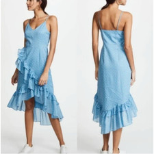 LoveShackFancy maya dress in Blue Azure 