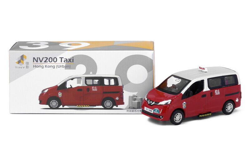 Tiny 1:64 NV200 urban taxi H.K. Diecast Model Car in box #39 | eBay