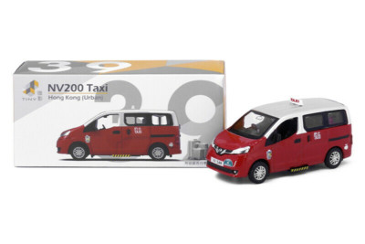 Tiny 1:64 NV200 urban taxi H.K. Diecast Model Car in box #39