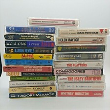 Lot Of 22 Vintage R B Albums And Singles Cassette tapes