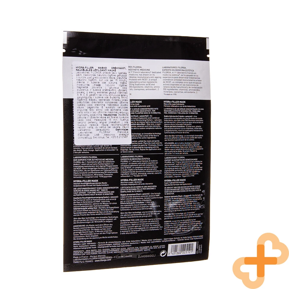 Filorga Hydra-Filler Super-Moisturizing Anti-Ageing Plumping Face Mask 23g - Image 4 of 4