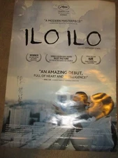 ILO ILO Movie Poster  - Anthony Chen - RARE / "SIGNED" w/ Chinese lettering!