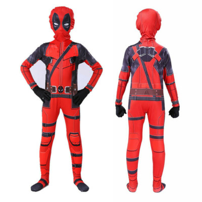 Kinder Erwachsene Superheld Deadpool Cosplay Kostüm Overall Junge Outfits