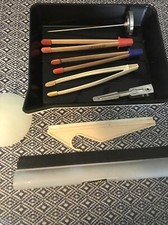 Set of 4 Yankee 8x10 Plastic Darkroom Photo Trays  print tray, squeegee, tongs