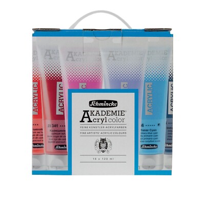 Schmincke Akdemie Acrylfarben-Set 16x120 ml