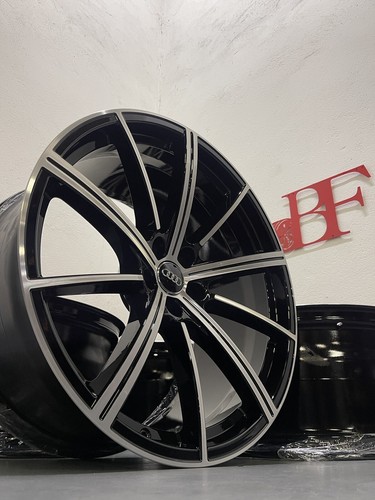 Original Audi RS6 C8 RS7 4K Felgen Alufelgen 4K0601025N Bicolor Schwarz Glanz