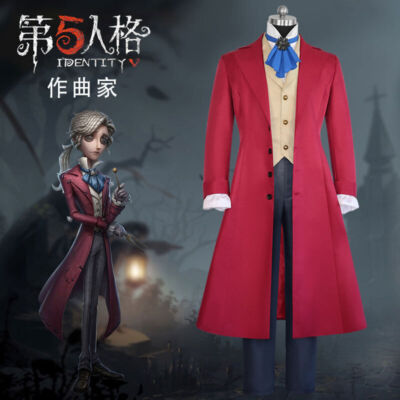 Identity V Frederick Kreiburg Stage Clothing Halloween Cosplay Anime Costume Set
