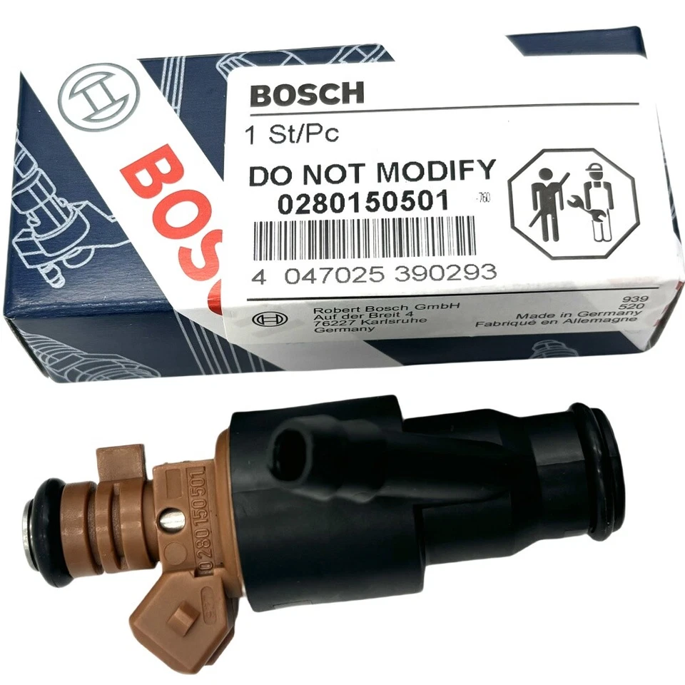 4x Inyectores de combustible Bosch OEM 0280150501 para 94-99 BMW 318i 318ti 318is Z3 l4 CA Foto 2 de 4