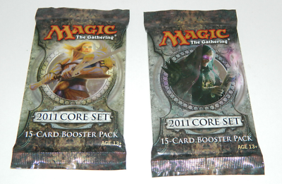 2 PACKS 2011 Core Set Boosters factory Sealed MAGIC THE GATHERING MTG cards tcg | eBay 2 PACKS 2011 Core Set Boosters factory Sealed MAGIC THE GATHERING MTG cards tcg | eBay