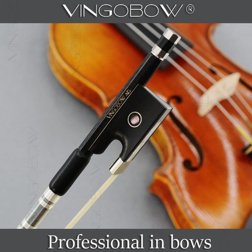 Textured Baided Carbon Fiber Violin Bow Pernambuco Performance Warm Sweet Tone - Picture 7 of 7