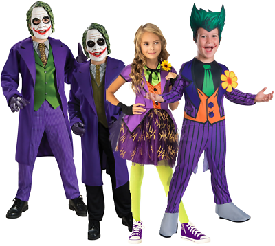 Halloween Costume Joker Bambina Vestito Carnevale Joker Bambino - Main Image