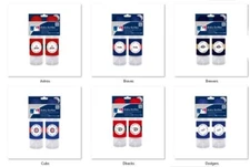 MLB 2-Pack 9 oz Baby Bottle Set by Baby Fanatic -Select- Team Below