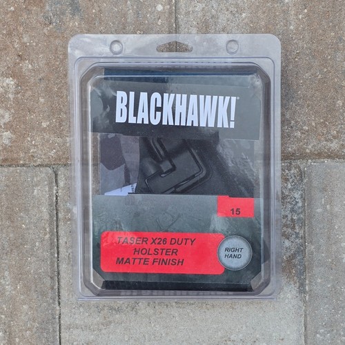 BLACKHAWK! Holster for Taser X26 Matte Finish Right Hand #44H015BK-R NEW IN BOX - Picture 3 of 3