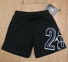 Air Jordan Girl Sweat Shorts with Pockets  Black  Gray 