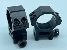 Rifle Scope Rings - LOW Profile See Through 30mm DIA Weaver Picatinny Rail R31